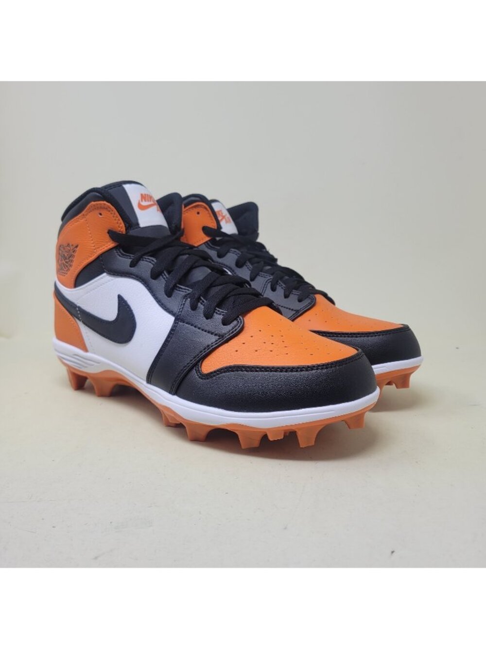 Jordan 1 Mid TD Shattered Backboard Football Cleats Men's Size 11 FJ6805-801